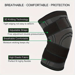 Breathable Nylon Knee Pads for Volleyball Running Cycling Hiking