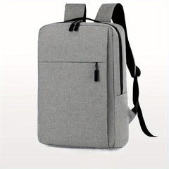 Casual Minimalist Laptop Backpack Solid All Match Storage Work Bag