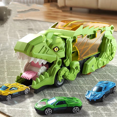 Holiday Gift Dinosaur Alloy Metal Racing Gliding Toy Car
