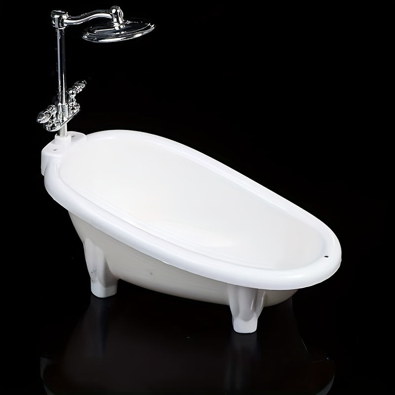 Retro Mini Bathtub Faux Furniture for Bathroom Decor