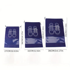 5pcs Non woven Shoe Bags Drawstring Cinch Shoe Storage Bag