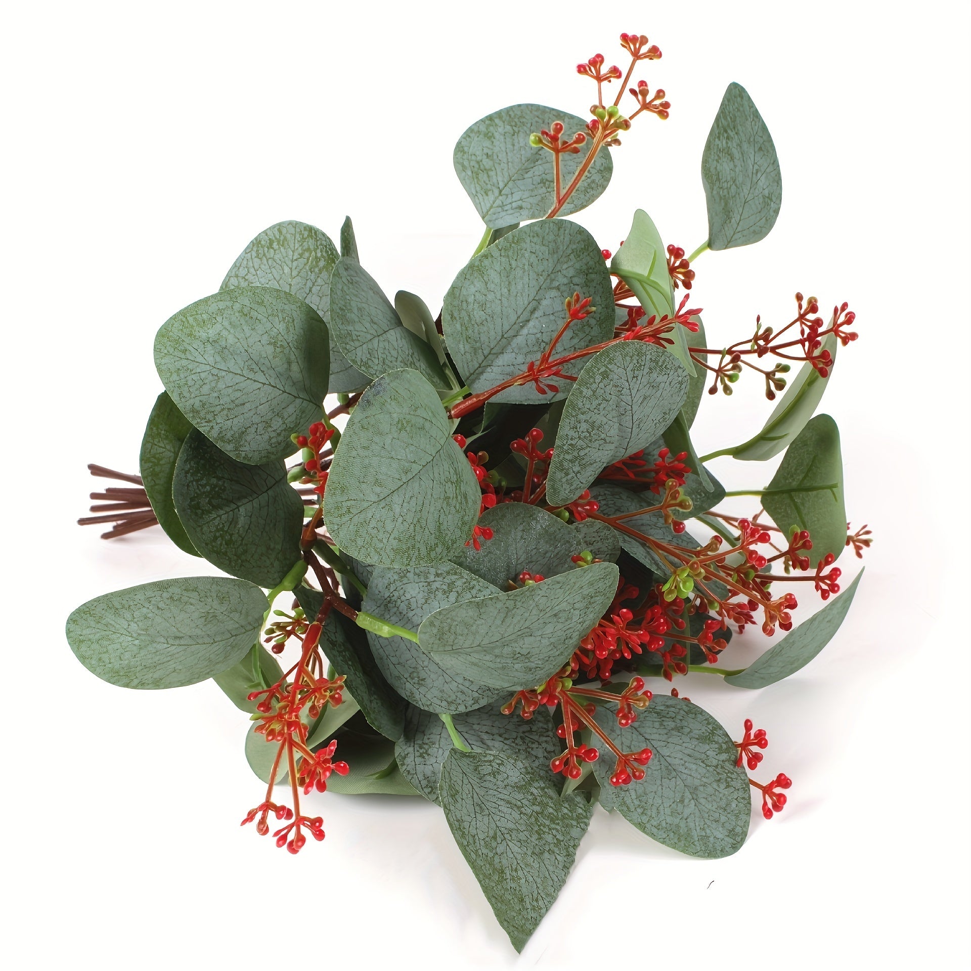 Eucalyptus Leaves with Fruits Flower Arrangement DIY Decoration