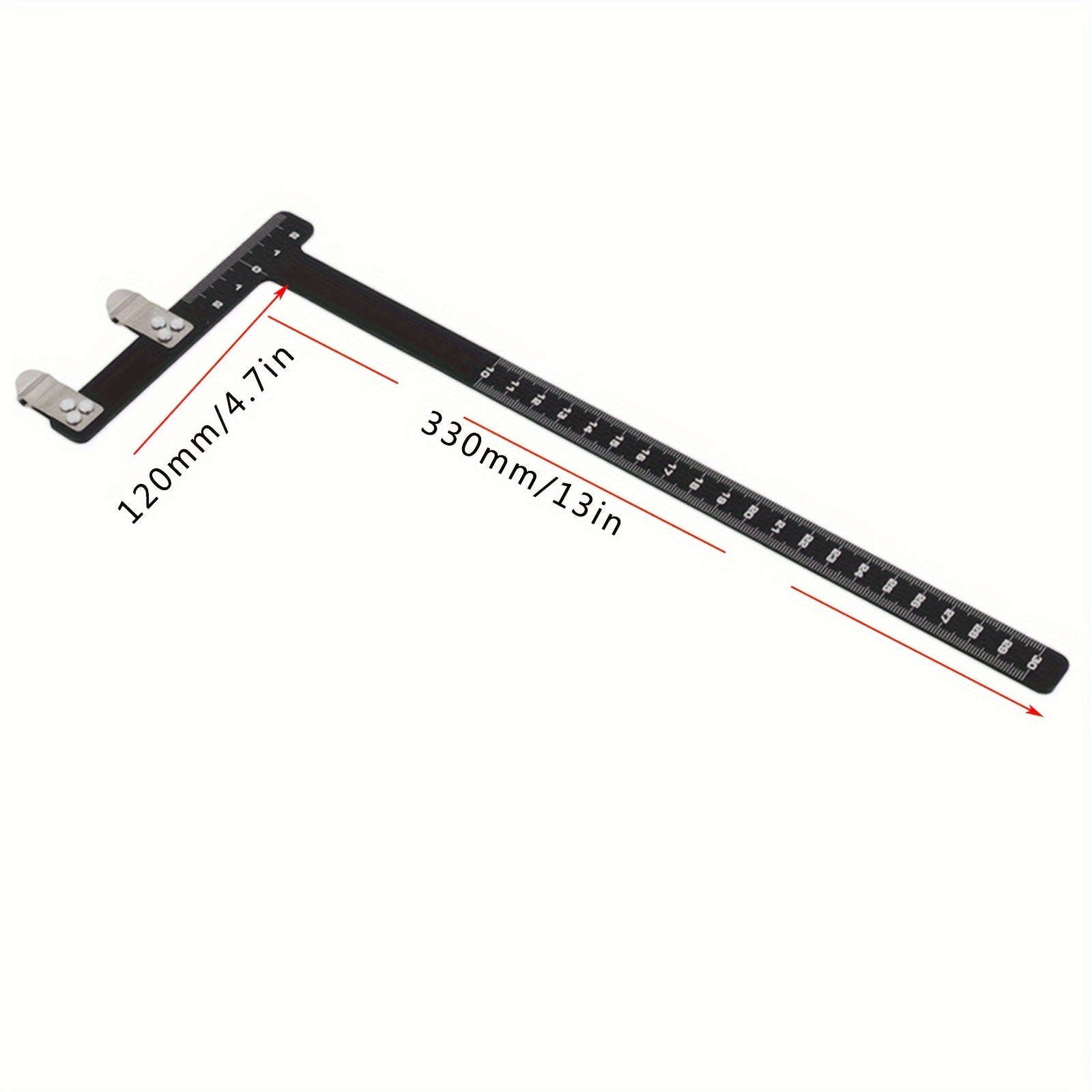 Bowstring Positioning Scale Square Ruler Archery Accessory