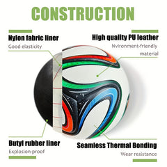 Classic No 5 Soccer Ball PU Leather Seamless