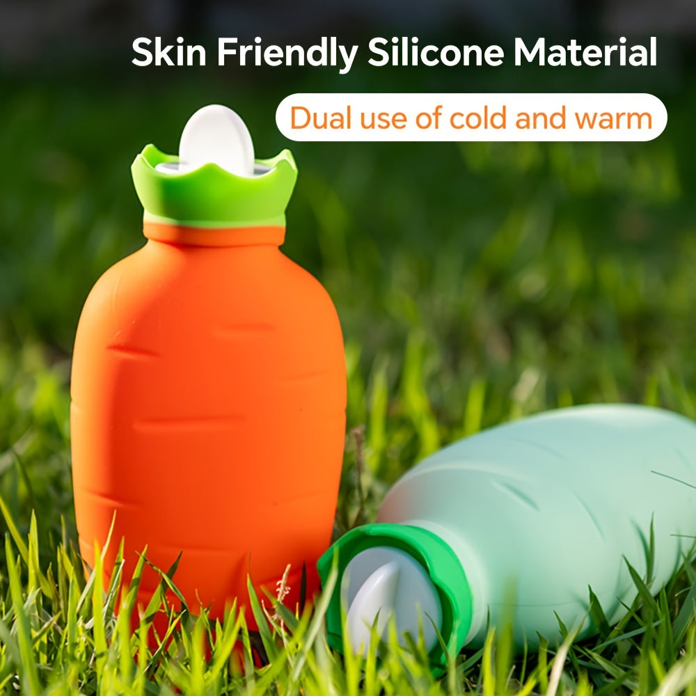 Carrot Cartoon Hand Warmer Silicone Hot Water