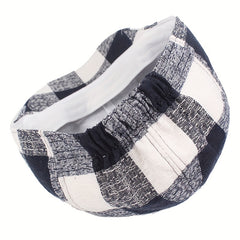 Plaid Newsboy Cap Beret Hat For Men