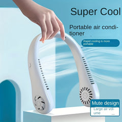 Bladeless USB Portable Neck Fan for Cooling