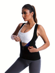 Zipper Shaping Tank Tops Waist Trainer Tummy Control Slimmer Top