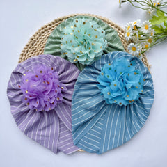 Elastic Baby Flower Hat | European & American Soft Line Hot Girl Hat