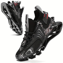 Women's Blade Running Shoes Lace Up Shock Absorption Breathable Sneakers