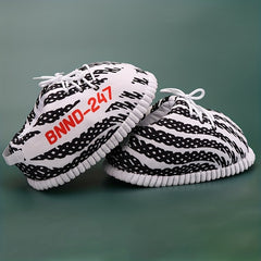 Men's Cozy Striped Home Slippers