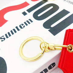 Chinese Lucky Keychain Prayer Amulet Car Keychain Pendant Year Gift Women