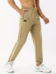 Men's Zipper Pocket Joggers for Summer Activities