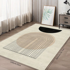 Large Modern Nordic Area Rug Geometric Pattern Living Room Bedroom Mat
