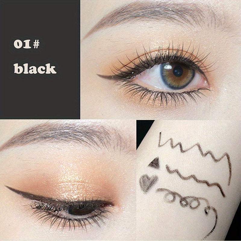Natural Look Eyeliner Gel Pen Long Lasting Waterproof Sweat Proof