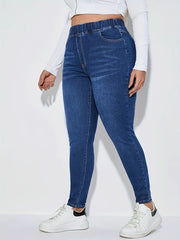 High Rise Stretch Skinny Jeans