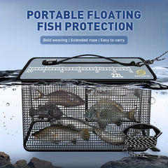 Portable Collapsible Fishing Basket with Quick Drying Technology