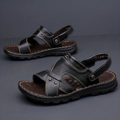 Men's Durable Non Slip Sandals Easy To Clean Comfy Open Toe Beach Shoes