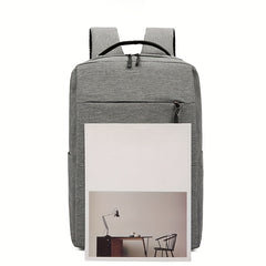 Business Laptop Backpack Canvas Travel Schoolbag with Crossbody Bag