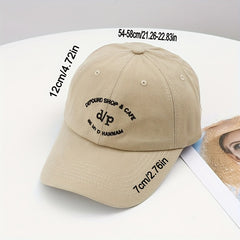 Men's Street Letter Duck Tongue Baseball Hat