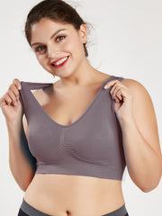Full Coverage Push Up Breathable Bra