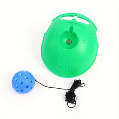 High Elastic Plastic Pickleball Trainer Base for Single Training