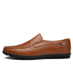 CLOHOO Custom Leather Loafers Lightweight Casual Sneakers