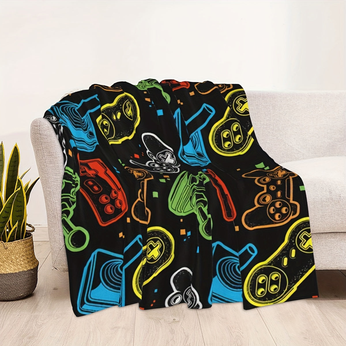 Video Games Cozy Soft Throw Blanket For Home & Travel