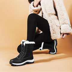 Women's Waterproof Snow Boots High Top Hiking Boots