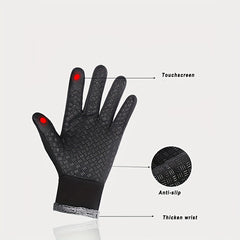 Winter Touch Screen Cycling Gloves Windproof Thick Outdoor Sports Glove