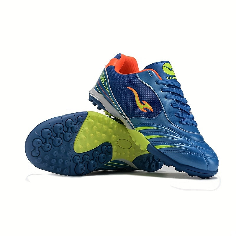 Men's Turf Football Boots Anti skid Breathable Lace Up Soccer Cleats