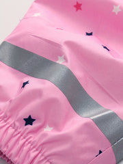 Waterproof Star Graphic Overalls for Girls