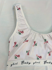 Floral Print Sleeveless Sleep Top for Women