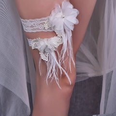 Floral Lace Leg Garter Belt Thigh Suspender