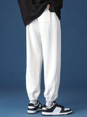 Astronaut & Spaceship & Planet Pattern Joggers Men s Casual Loose Fit Pants
