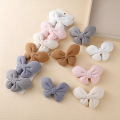 6pcs Butterfly Hairpin Bowknot Hair Clips for Baby Girls