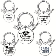 Teen Creative Slogan KeyChain For Graduation Gift Party