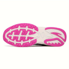 Women's Anti Slip Running Shoes Breathable Lace Up Sports Sneakers