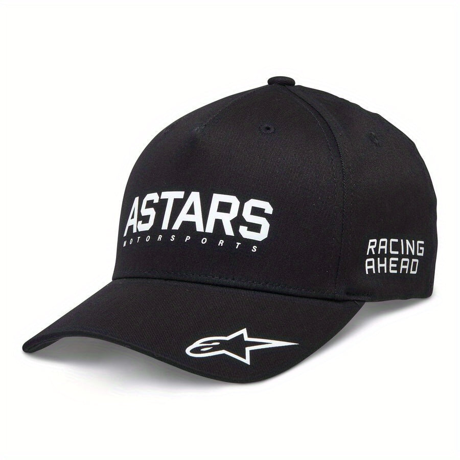 Adjustable Mens Summer Peaked Cap with Letter Embroidery