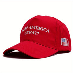 Flag Embroidery Baseball Cap Solid Cotton Dad Hat Unisex Sports Hat