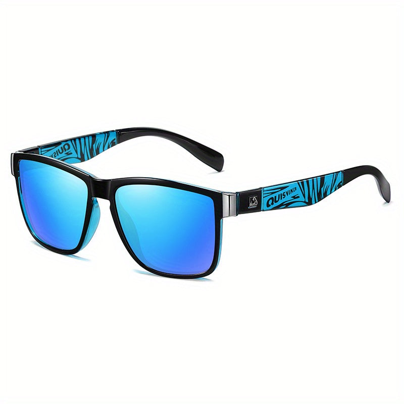 Men's Square Frame Sunglasses Vintage Stylish PC Eyewear UV Protection