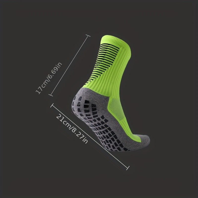 Men's Thickened Football Socks Non slip Wear resistant Crew Socks