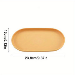 Oval Tea Cup Tray Restaurant Coffee Tray Storage Tray