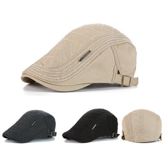 Winter Men's British Iron Letter Beret Casual Outdoor Breathable