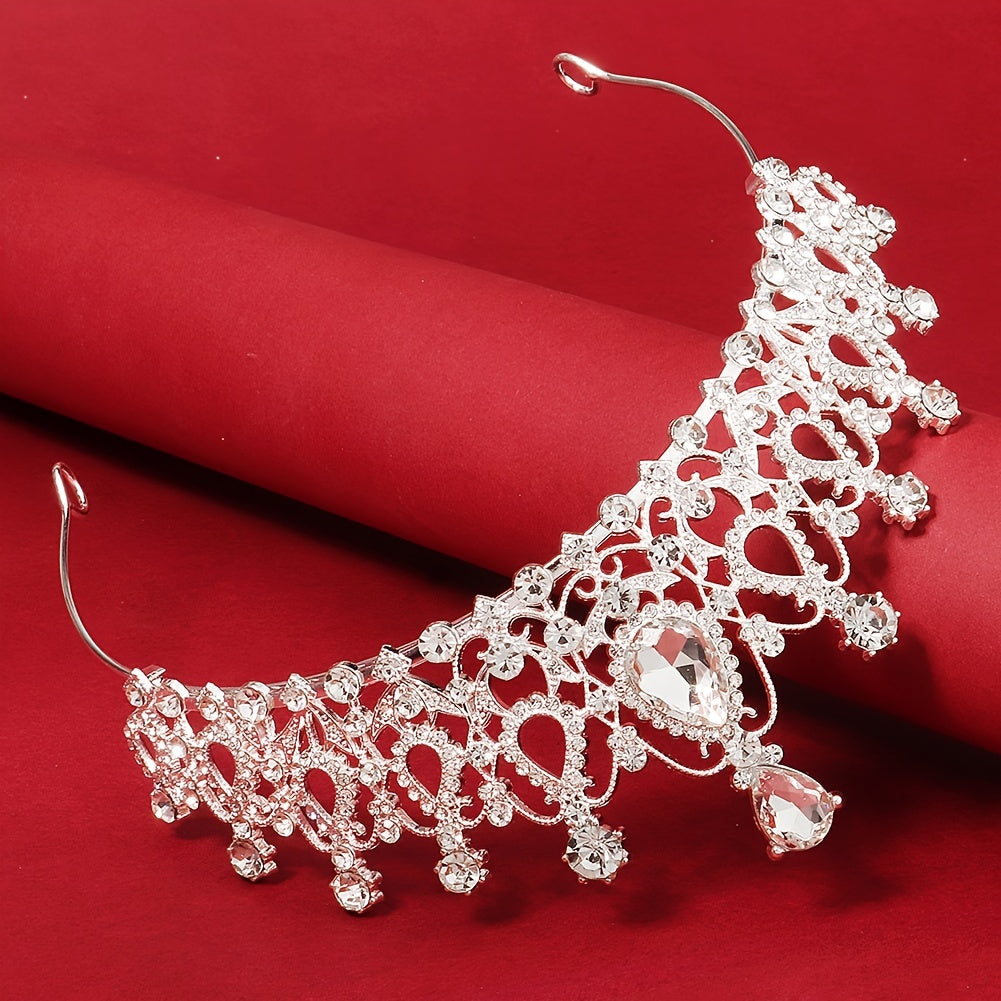 Rhinstone Crown Hairband Headband Tiara Wedding Birthday