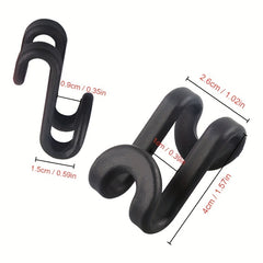 50pcs S Type Hanger Connection Hooks for Maximizing Closet Space