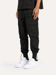 Men's Loose Cargo Pants Hip Pop Style Casual Outdoor Work Trousers