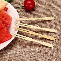 80pcs Wooden Paddle Picks Bamboo Skewers for Appetizers Cocktail Fruit Sandwich