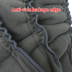 2PCS Mumsbest Bamboo Charcoal Diaper Inserts Washable Nappy Liners