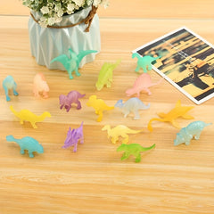 16pcs Luminous Mini Dinosaurs Glow In Dark Dino Figures